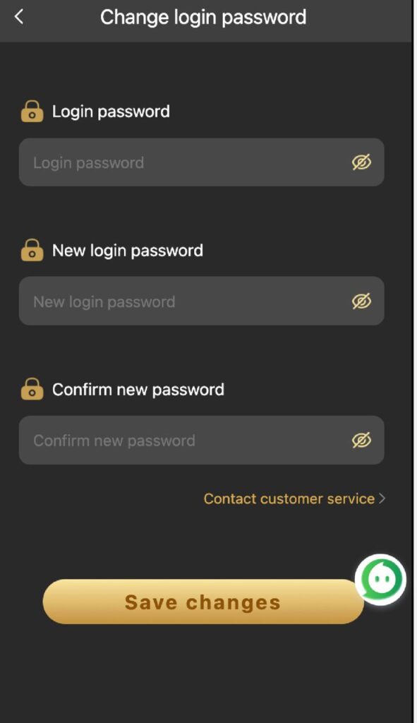 Change password